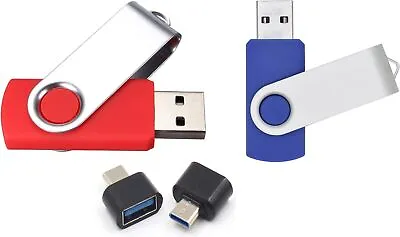 4Gb 8Gb 16GB USB Flash Thumb Drive Memory Disk Stick Or A To USB-C Adapter *NEW* • $6.80