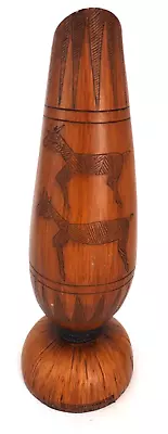£14.99 • Buy Soul Journeys 2003 Maasai Calabash Gourd Bottle Engraved Etched Design