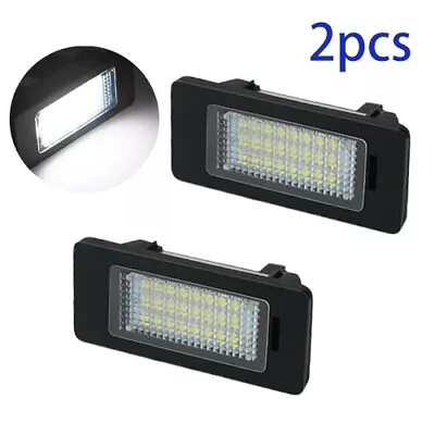 Pair Error Free LED License Plate Lights Car Lamp For BMW E39 E81 E82 6000K 12V • $9.99