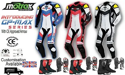 Kids /Adults Mens Motorbike Motorcycle Suit Motrox Leather Racing Suit /Full Set • $311.26