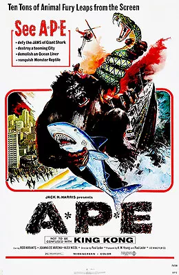 Ape - 1976 - Movie Poster • $14.99