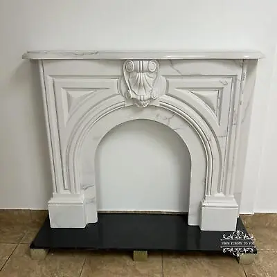 Victorian Style Marble Fireplace Mantel - Rl1a • $4500