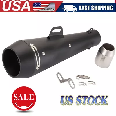 For GSXR 750 YZF R6 Motorcycle Exhaust Muffler With DB Pipe M4 On Exhaust USA • $48.39