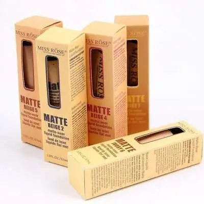 Miss Rose Matte Face Liquid Foundation Cream Concealer Primer Waterproof UK  • £4.99