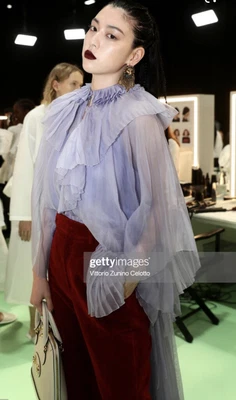$1500 • Buy Gucci Polyester & Silk Organdy Shirt Blouse- With Tags- RRP$4,100 AUD