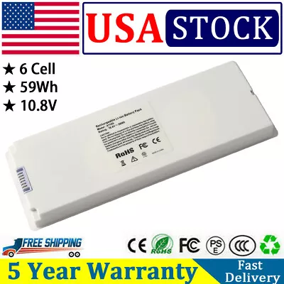 Rechargeable Battery For Apple MacBook 13  Inch A1181 A1185 MA561 MA566 PC WHITE • $21.95