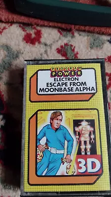 ESCAPE FROM MOONBASE ALPHA -  Acorn Electron Cassette • £7.50