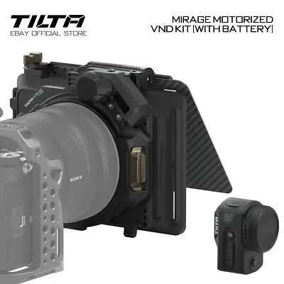 Tilta Mirage Motorized VND Kit Clamp-on Matte Box 4x5.6  95mm Circula For Camera • $554.20