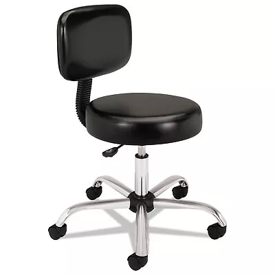 HON Medical Exam Stool With Back 24-1/4 X 27-1/4 X 36 Black MTS11EA11 • $351.50