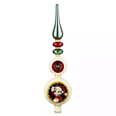 New 2022 Disney Mickey And Minnie Mouse Holiday Tree Topper New In Box • $24.99