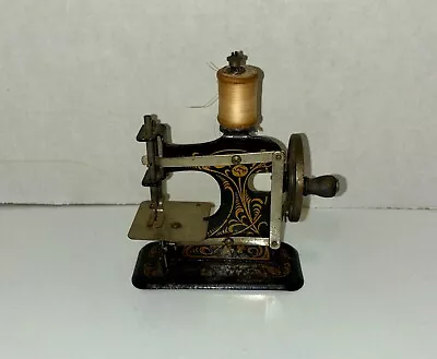 Antique Child's Sewing Machine F W MULLER MADE IN GERMANY Late 19th C. • $195