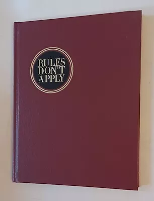 Rules Don't Apply Screenplay By Warren Beatty Hardcover Book 2016 Romance Comedy • $9.99