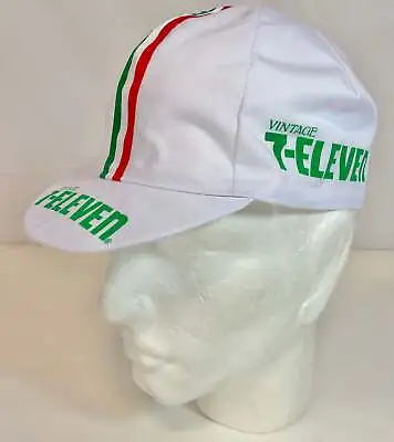 7 Eleven Vintage Professional Team Cycling Cap - Made In Italy By Apis • $12.71