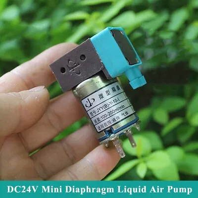 DC 24V Small Mini Diaphragm Pump Micro Liquid Water Pump Vacuum Air Gas Pump • $4.25