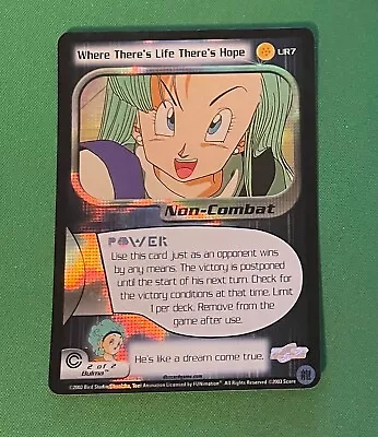 (DB3) DBZ CCG Where There's Life There's Hope Ultra Rare GKI Dragon Ball Z UR7 • $109.99