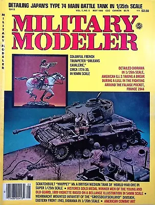 Military Modeler Magazine May 1980 Wehrmacht Mounted Infantry Of Grossdeutschlan • $15.99