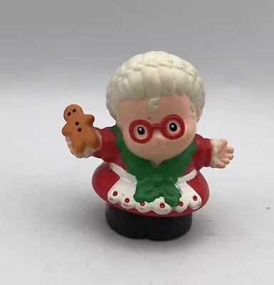 Fisher Price Little People Figure 2002 Christmas MRS CLAUSE Gingerbread Cookie • $13.99