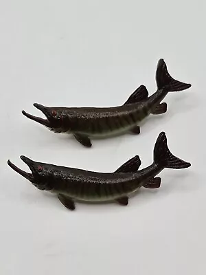 Celluloid Plastic Vintage Fish Trout Brooch Pin Collectible Pair • $18