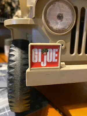 Gi Joe Vintage Jeep Replacement Front Gi Joe Logo Plate Stickers • $3.49