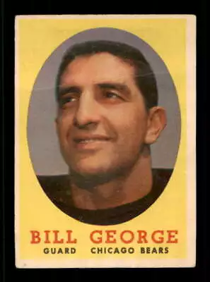 1958 Topps #119 Bill George G Bears 550190 • $3.78