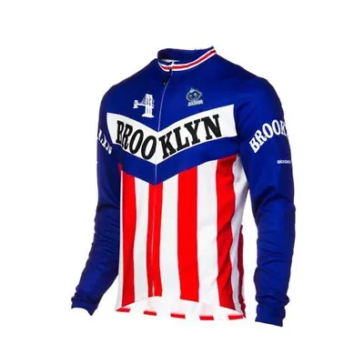 $23.74 • Buy Retro Brooklyn Team Cycling Jersey Cycling Jersey Long Sleeve Bicycle Jersey