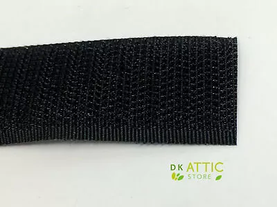 1 In X 25 Yards Sew In Hook Fastening Tape Black 1 Roll (Hook Only) • $20