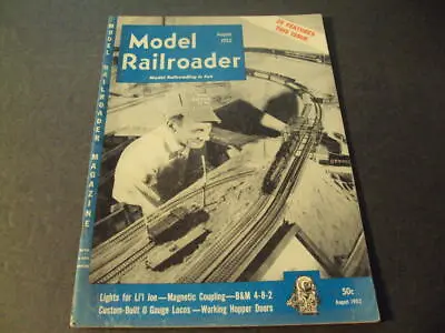 Model Railroader Aug 1952 Magnetic Coupling B7M 4-8-2 ID:66124 • $10