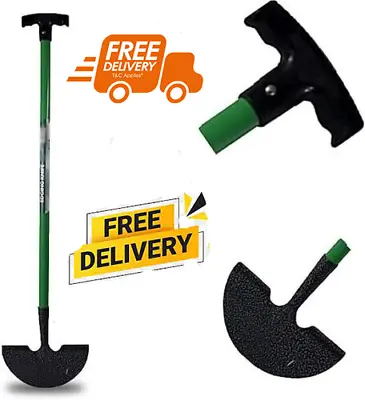 Long Handle Grass Lawn Edge Border Edging Knife Cutter Step Edger Gardening Tool • £10.44