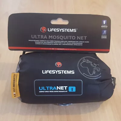 Lifesystems UtraNet Single Mosquito Net With QuickHang System - Brand New! • £12.99