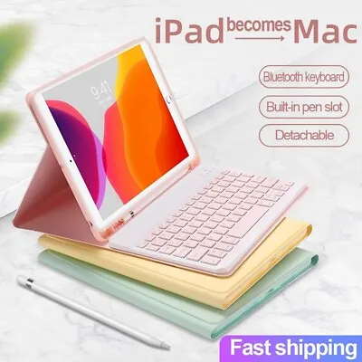 $42.95 • Buy Smart Case With Bluetooth Keyboard Cover For IPad 5/6/7/8/9/10th Air 5 Pro Mini6
