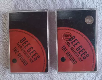 BEE GEES Their Greatest Hits / The Record - Cassette - Tape  Volume 1 & 2 • $35