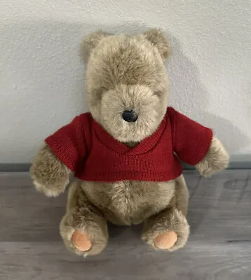 Gund Classic Winnie The Pooh Plush Musical Wind Up Red Sweater 9  VINTAGE  Works • $34.99