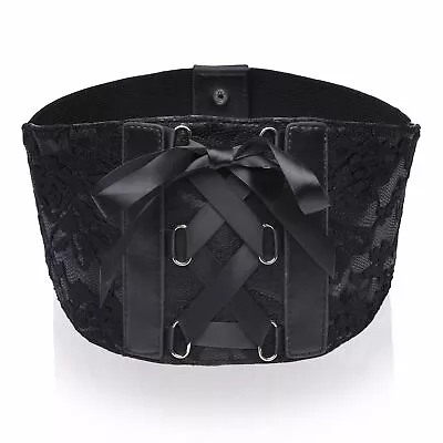 Women Wide Waist Belt Corset Belt Underbust Clothing Accessory • £5.79