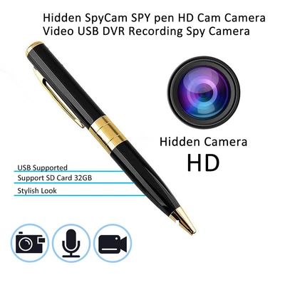 £10.79 • Buy HD Portable Pocket Pen Camera Hidden Spy Mini Cam Audio Video Recorder DVR