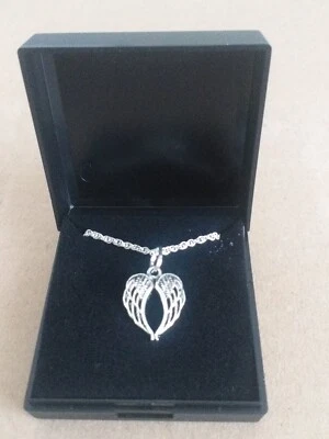 £3.99 • Buy Angel Wings  Necklace.  Protection Guardian Angel. GIFT BOXED .FREE POSTAGE 