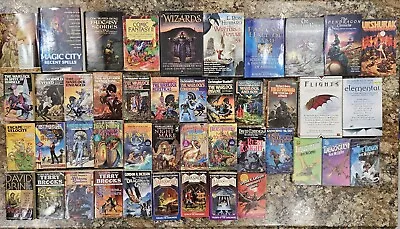 Huge Lot Fantasy Warlock Wizard Sword Sorcery Books • $0.44