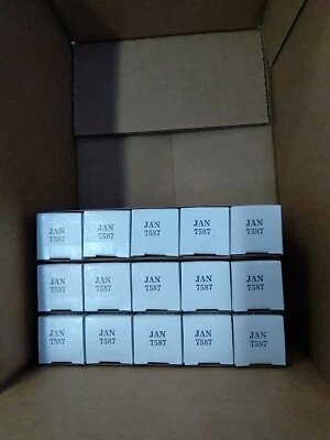 $15.99 • Buy 8954 Lot Of 15 MISC BRANDS JAN 7587 VACUUM TUBES 