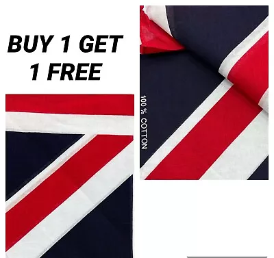 Union Jack Flag Bandana Head Wrist Scarf Neck Wrap  • £4.49