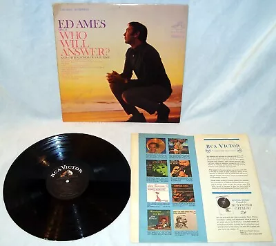Vintage Vinyl LP Ed Ames Who Will Answer Record Album LSP-3961 RCA Victor 1968 • $7.99