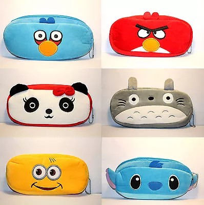 £4.29 • Buy Panda Totoro Stitch Plush Novelty Cute Student Pencil Case Purse Cosmetic Pouch