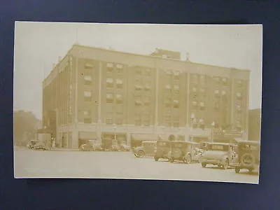 Newton Iowa IA Hotel Maytag Capitol Theatre Cars Real Photo Postcard RPPC C1930 • $29.75