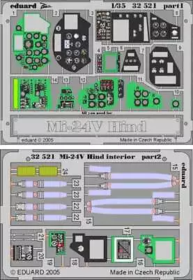 1/35 Aircraft- Mi24V Hind Interior For TSM (Painted) • $32