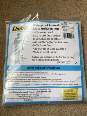 £11.99 • Buy LimbO Full Leg Waterproof Protector For Cast & Dressings - Bath Shower Cover