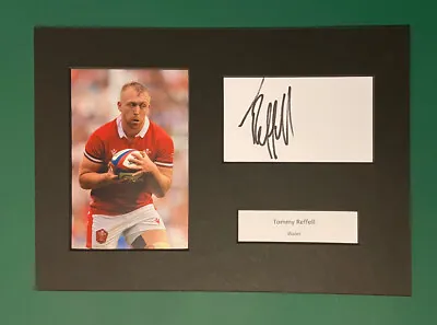 Tommy Reffell - Wales Rugby Signed A4 Mount +coa • £24.99