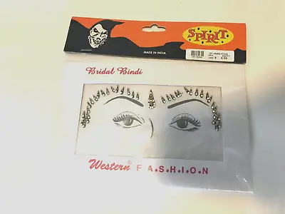 $8.69 • Buy Indian Bridal Bindi Set Temporary Forehead Tattoo Sticker Party Face Jewels HW1
