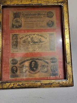 Vintage Confederate States Paper Money. Uncirculated. Collectors Set. • $1500