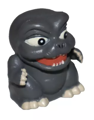 MINYA RARE VTG FINGER PUPPET CHIBI Sofubi Baby Godzilla Mini Figure Gashapon • $47.49