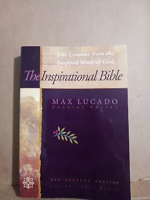 Inspirational Study Bible: Life Lessons By Max Lucado  -- Paperback • $9