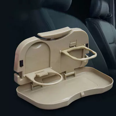 Folding Car Back Seat Table Tray Phone Holder Food Tray Storage Box Drink Holder • $18.55
