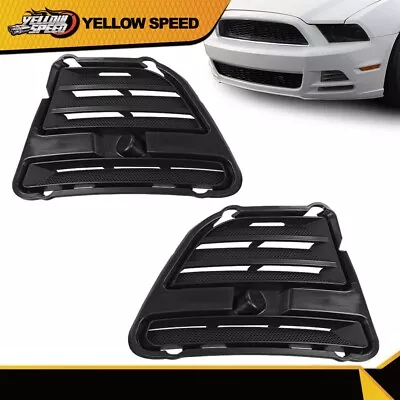 Fit For 2013-2014 Ford Mustang Fog Light Cover Set FO1039134 FO1038134 • $12.86